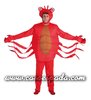 Disfraz cangrejo rojo adulto