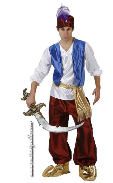 Disfraz Aladin adulto económico
