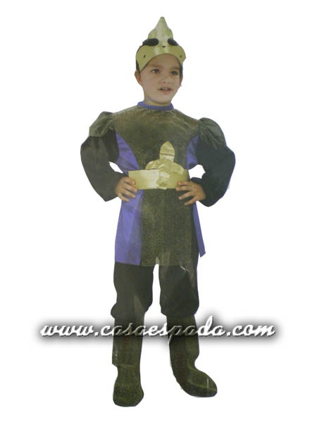 Disfraz de rey azul para niño mod 2