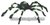 Araña tarántula peluda verde negra 70 cm
