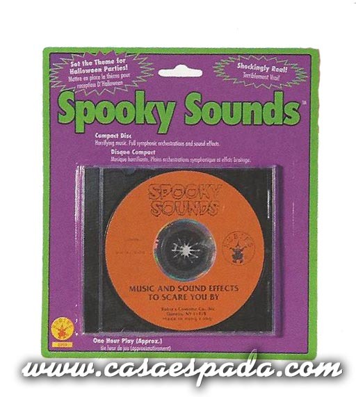 Disco CD sonidos halloween rub