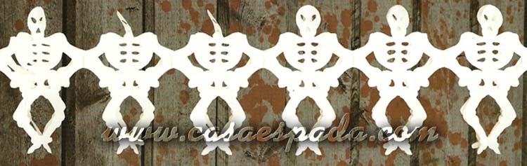 Guirnalda esqueletos halloween 4 mts gui