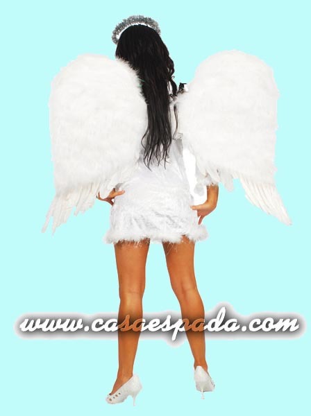 Ala ángel plumas grande 70 cm gui
