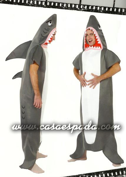 Disfraz de tiburón adulto
