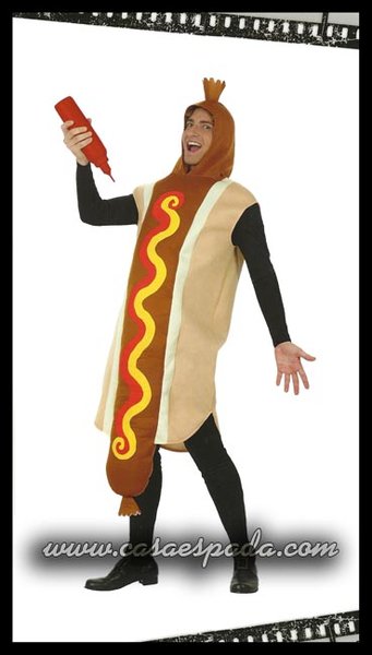 Disfraz de perrito caliente hot dog