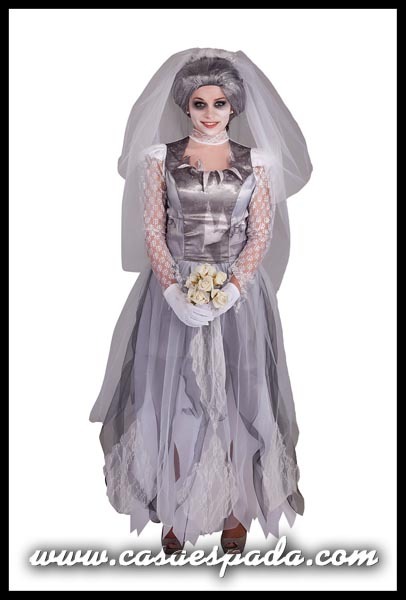 Disfraz novia cadáver ultratumba zombie adulto