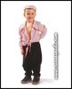 Traje flamenco gitanillo lunares para niño