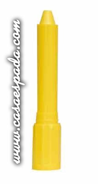 Barra stick maquillaje al agua amarillo Alpino