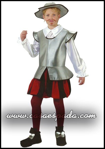 Disfraz Don Quijote niño hidalgo medieval