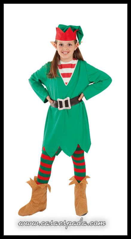 Disfraz elfa elfo niña