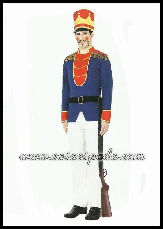 Disfraz uniforme Soldado soldadito plomo adulto