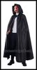 Capa con capucha negra veneciana