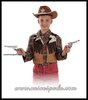 Chaleco vaquero infantil niño niña pistolera pistolero cowboy fyc