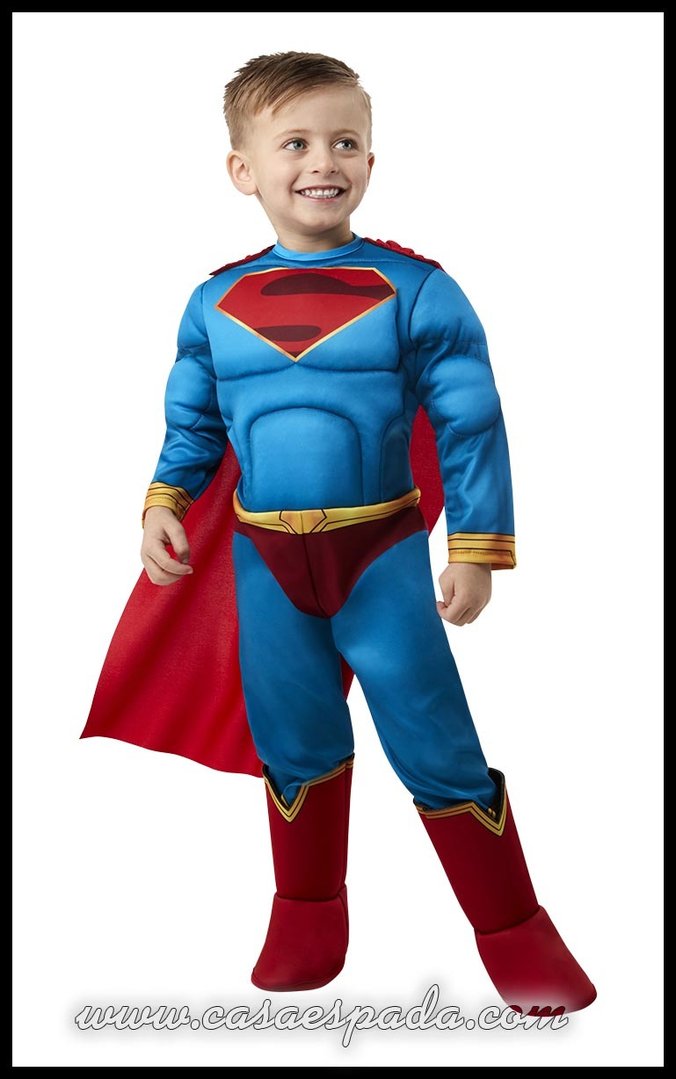 Fato Superman criança league superpets dcp preschool original marvel