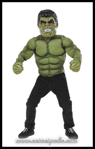 Fato Hulk criança avengers Marvel em Caixa