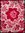 Pañuelo Mantón Sandia rosa mediano lana 1,40x1,40
