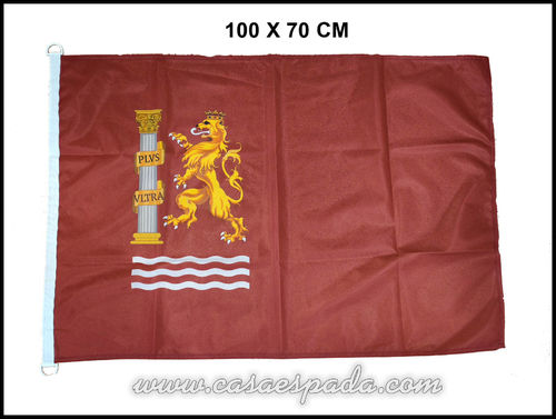 Bandera Badajoz oficial pequeña exterior 100